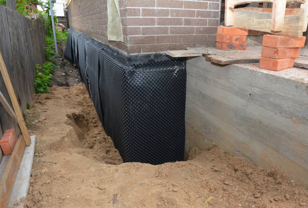 Happy homeowners after waterproofing job in Munster